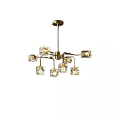 Square Crystal Chandelier/Brass Crystal Chandelier