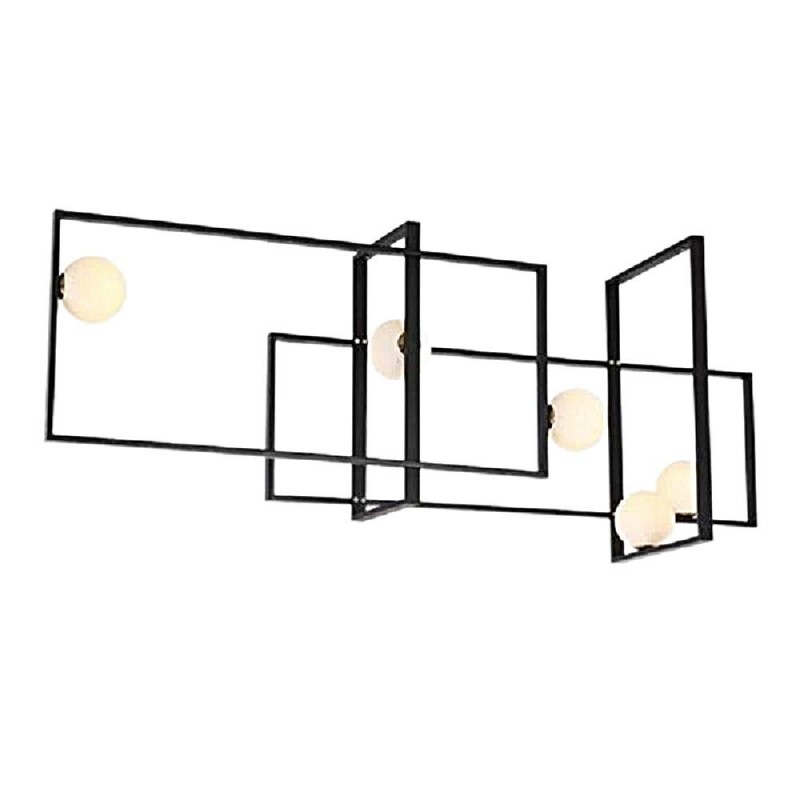 Mondriaan Glazen Plafondlamp