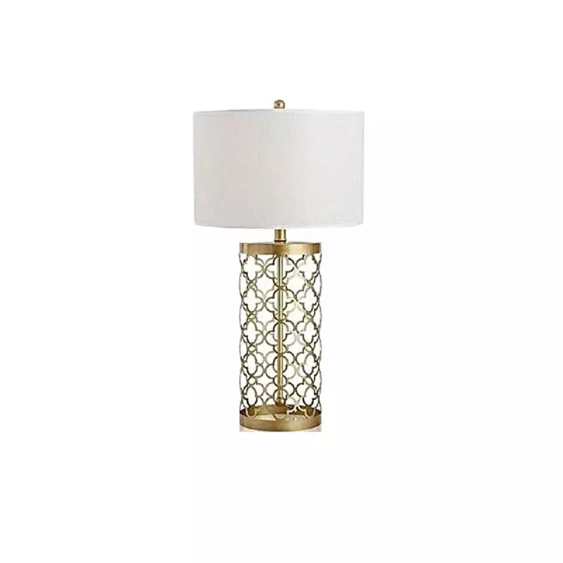 Openwork Metal Table Lamp