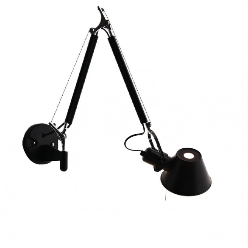 Telescopische roterende wandlamp