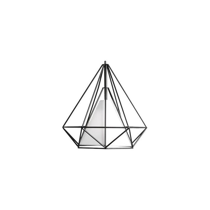 Diamond Cage Metal Pendant