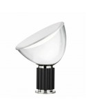 Klassische Taccia Tischleuchte - Moderne Metall Glas Tischlampe für Wohnzimmer