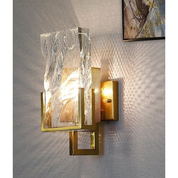 Nástěnná lampa s krystaly ledu Crystal Sconce