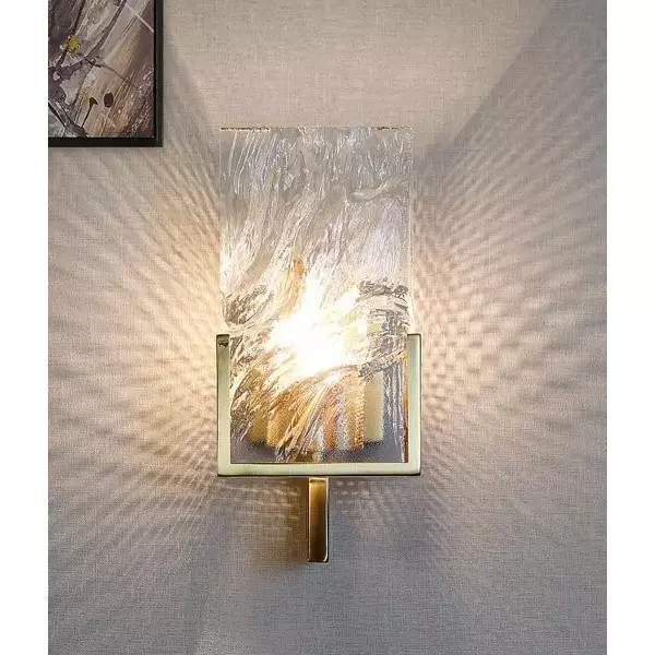 Nástěnná lampa s krystaly ledu Crystal Sconce