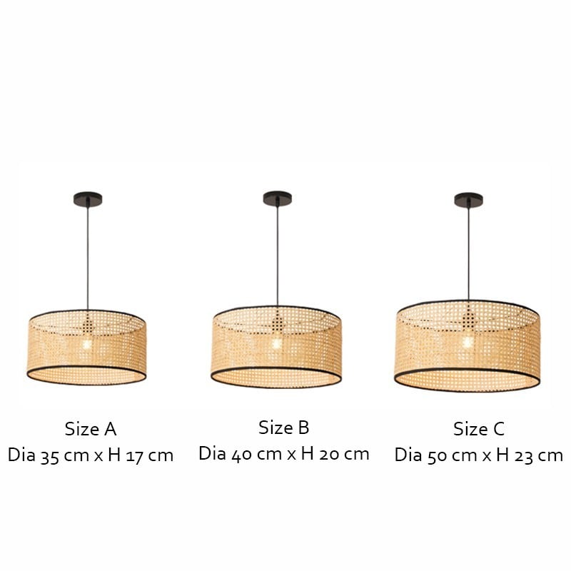 Handgemaakte bamboe hanglamp