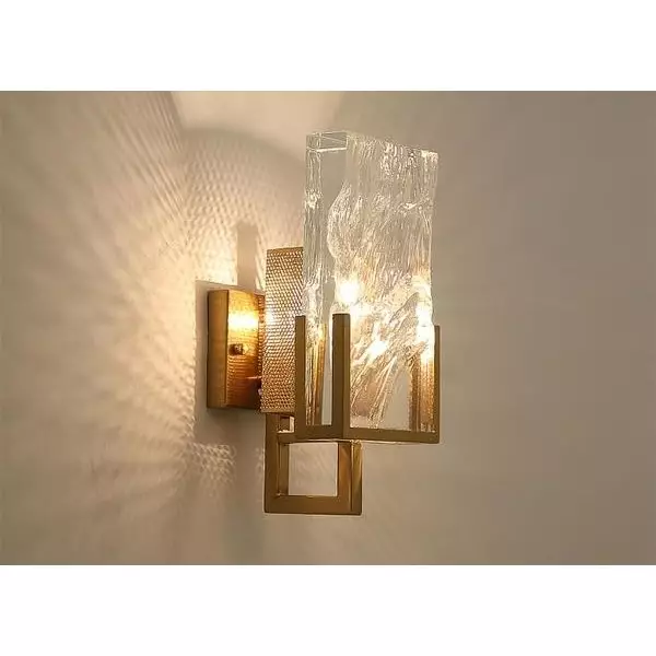 Nástěnná lampa s krystaly ledu Crystal Sconce