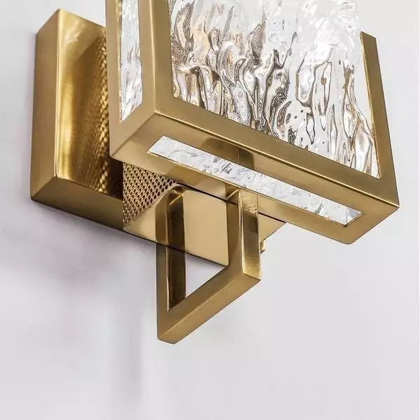 Nástěnná lampa s krystaly ledu Crystal Sconce