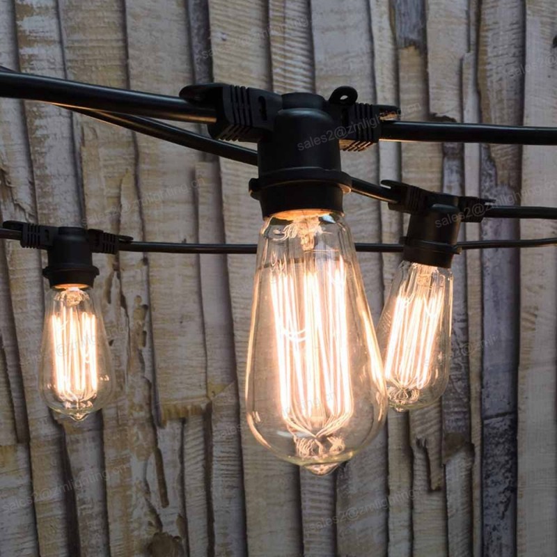 S14 Outdoor String Lights Chandelier KiKi Lighting