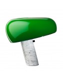 Klassische Snoopy Tischlampe mit Marmorbasis und Glasdiffusor für stilvolle Dekoration
