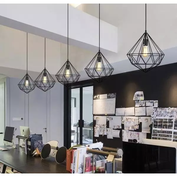 Diamond hanging light