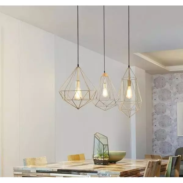 Diamond hanging light