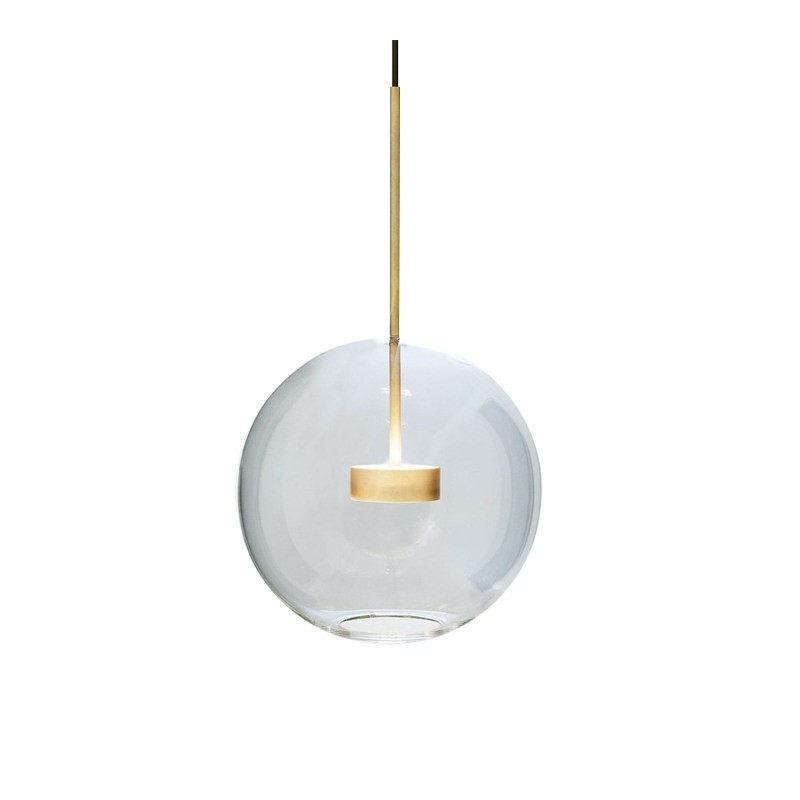 Glass LED Soap Bubble Pendant Lamp