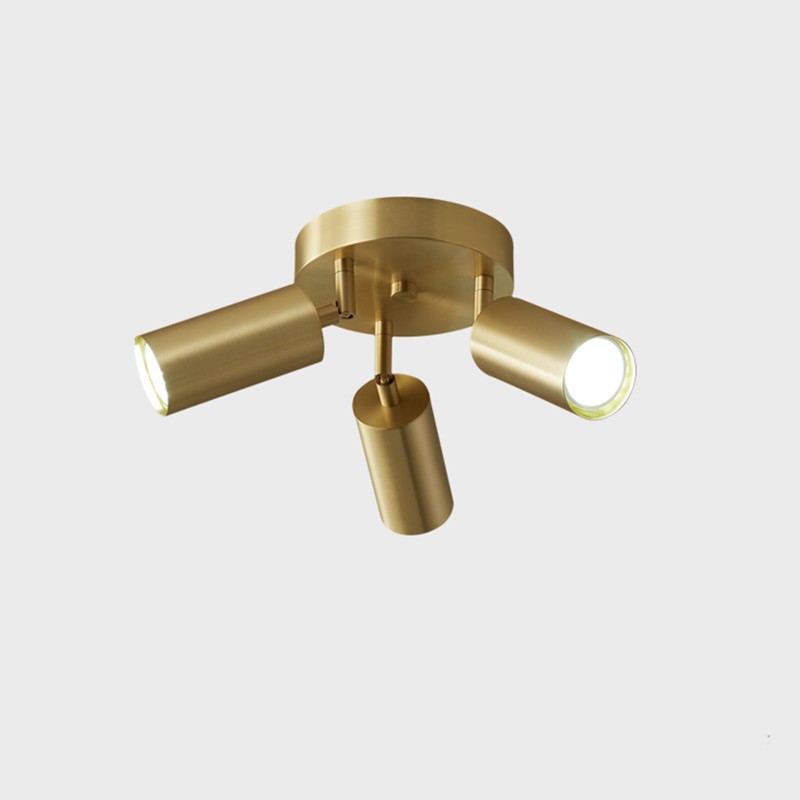 Brass LED Spot Ceiling Light