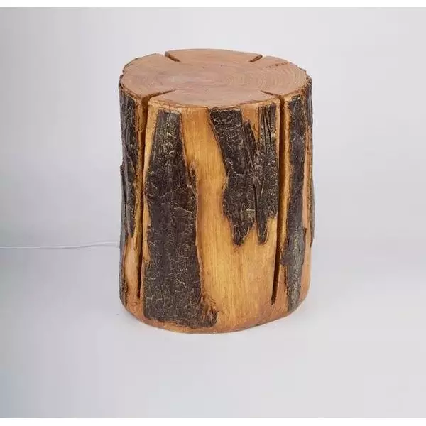 Cracked Stump Lamp