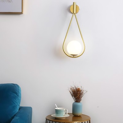 Koppar kreativ vägglampa 2