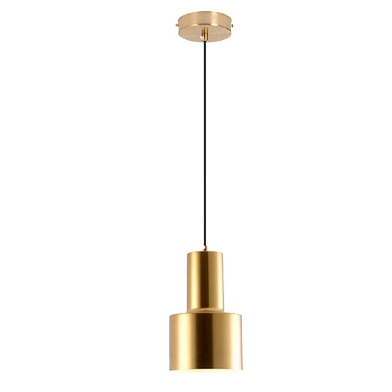 Lampe à suspension en métal cloche