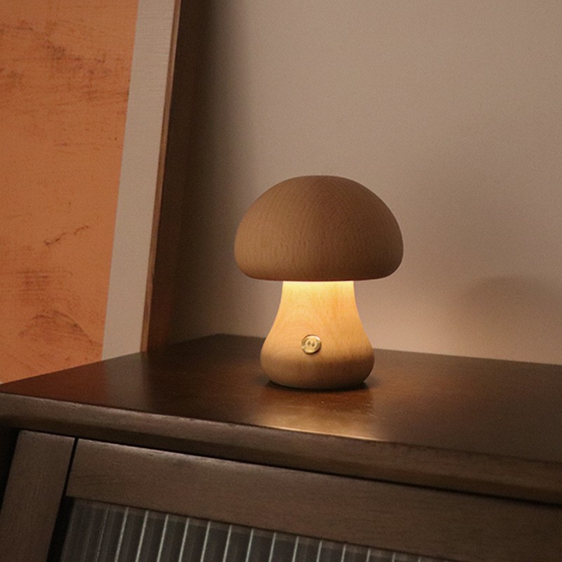 Wireless Mushroom Lamp with USB Recharge main image 1