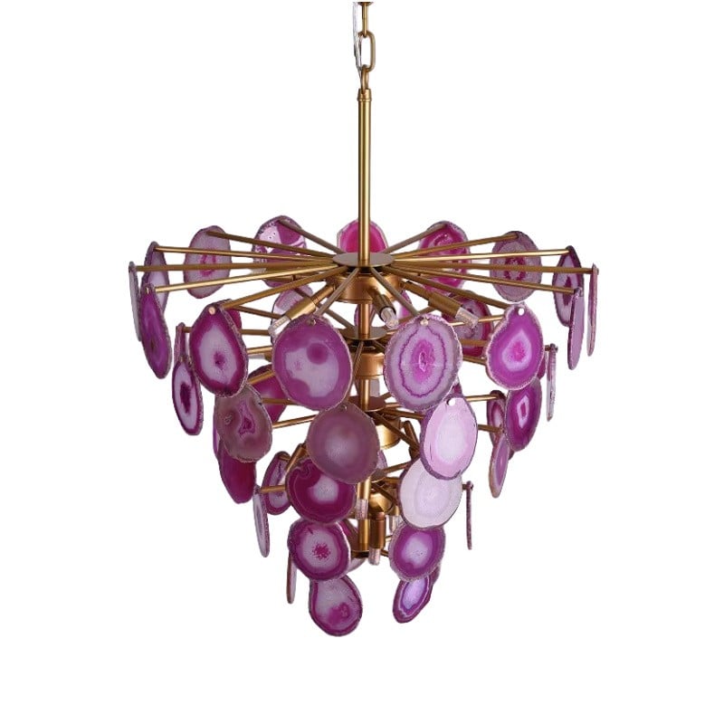 Slice Agate Chandelier/ Tower