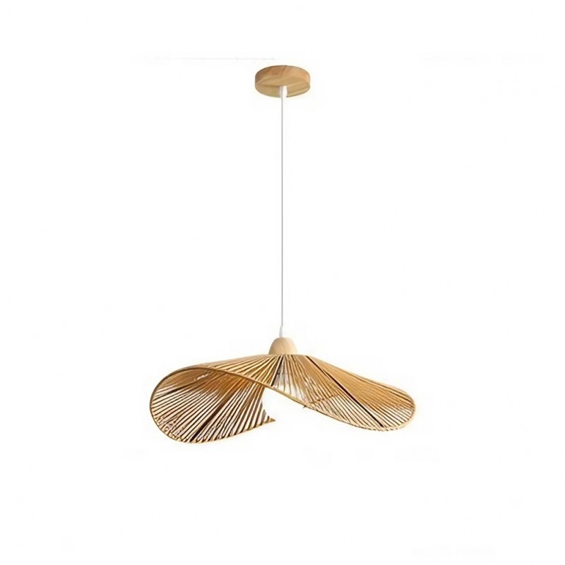 Retro Zen Strohoed Rotan Hanglamp K69