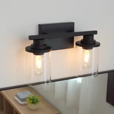 Vägglampa i glas med dubbla... 2