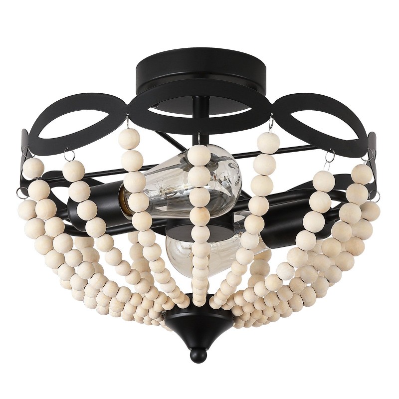 Retro Rustic Metal Wooden Beads...