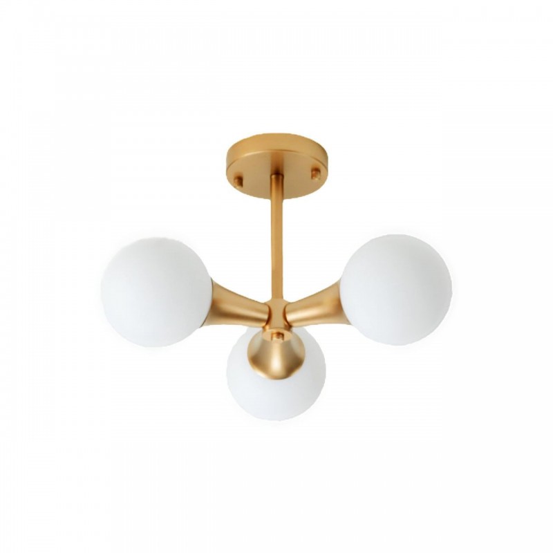 Mid Century Metal Multi Heads Globe...