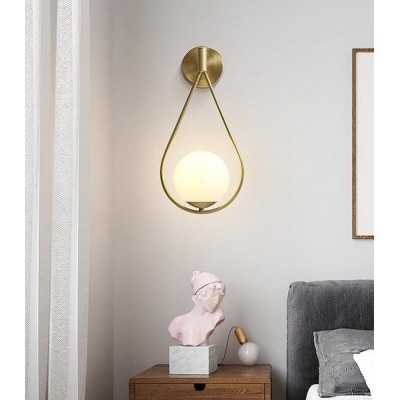 Mässing fåfäng vägglampa 2