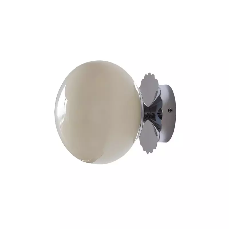 Marshmallow Glass Ball Wall Sconce K166