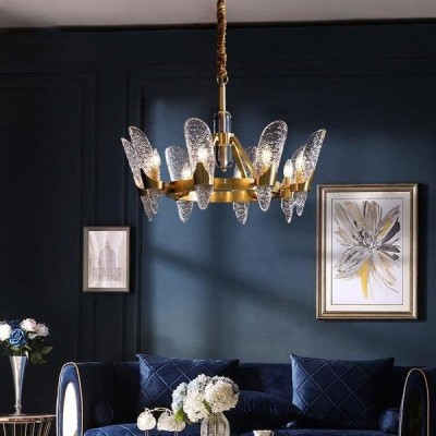 Modern Cystal Chandelier/Brass 2