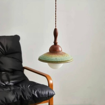 Dřevěná Závěsná Lampa ve... 2