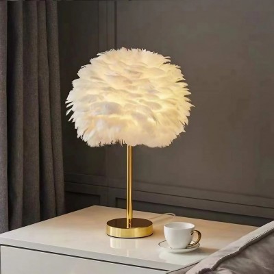 Stolní Lampa z Peří v... 2