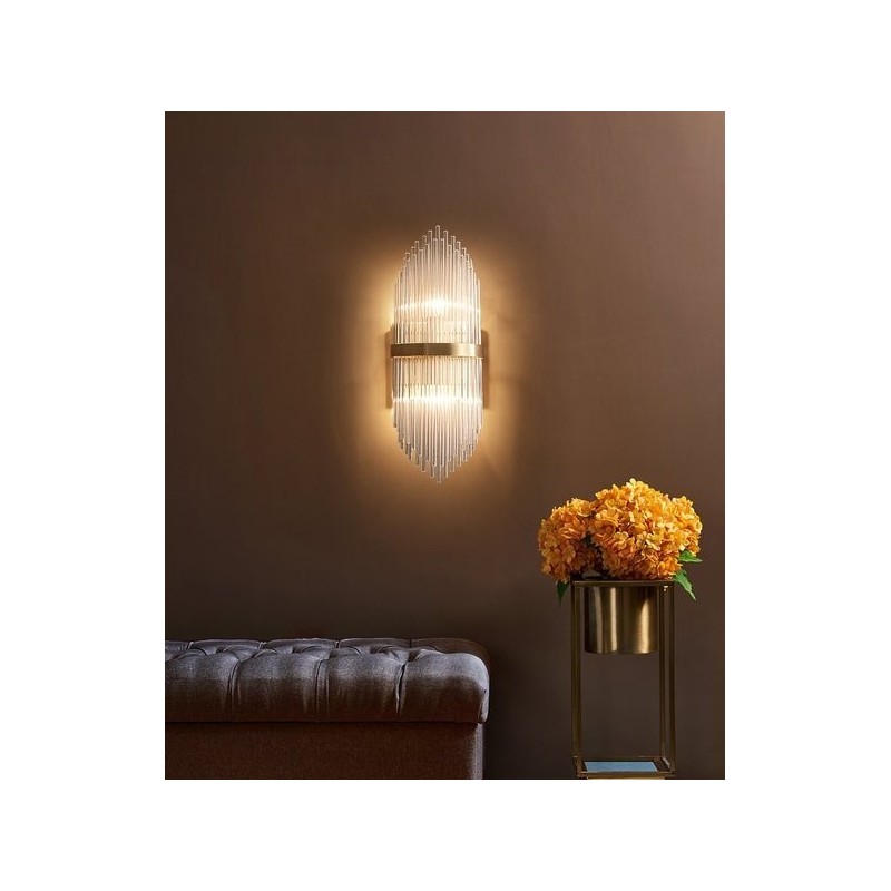 Wall sales lamp crystal