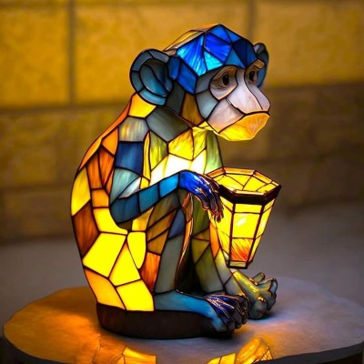 Magical Animal Statue Resin Table Lamp 2