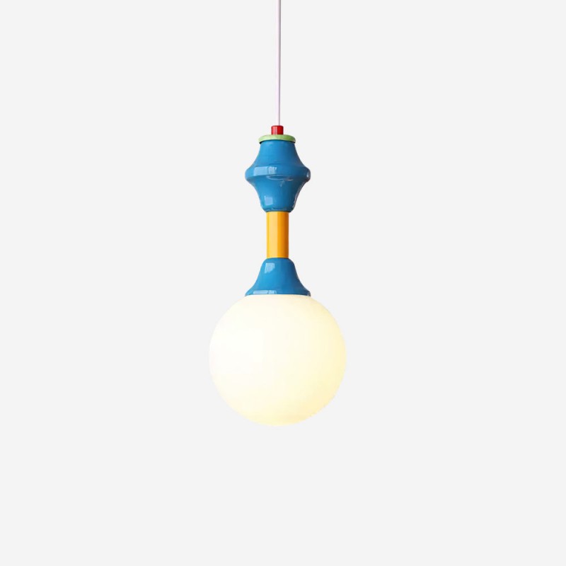 French Blue And White Atmosphere Pendant lamp