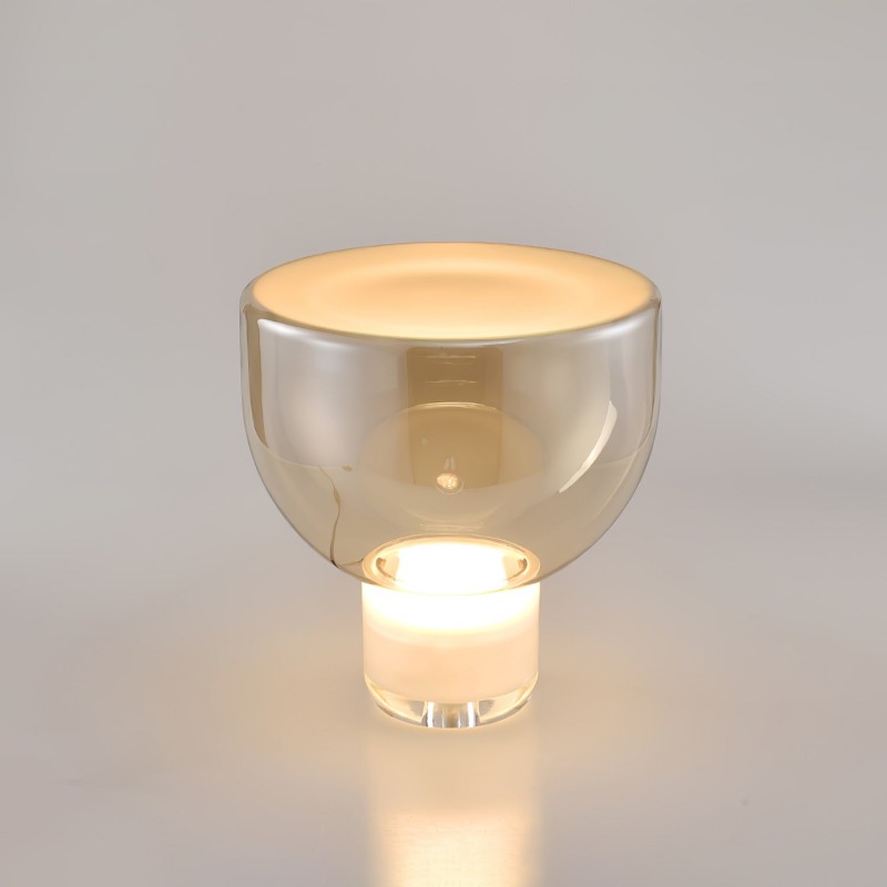 Lampada da tavolo in vetro di lusso...