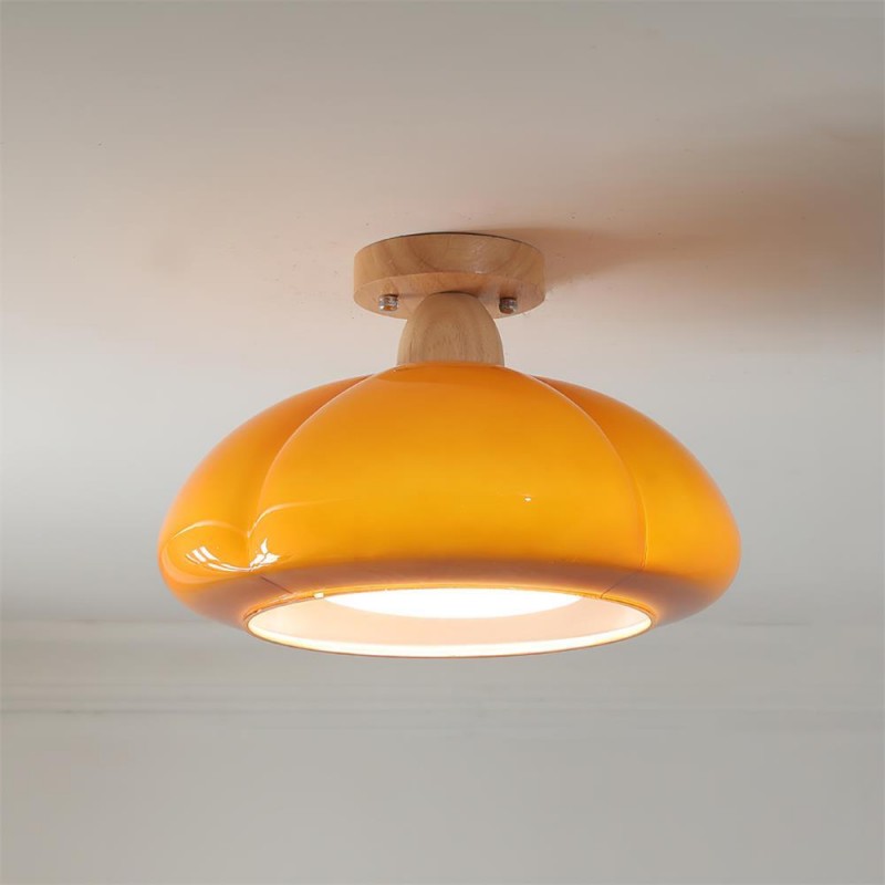 Lampada da soffitto in vetro di zucca...