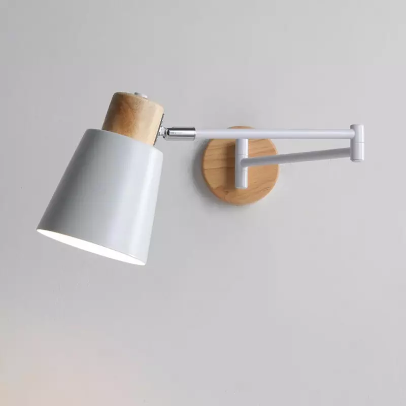 Wooden Adjustable Wall Lamp K325