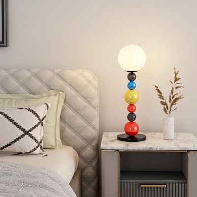Bunte runde Kugel-Stehlampe...