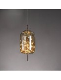 Scandinavian Cylinder Oval Glass Pendant Light K333