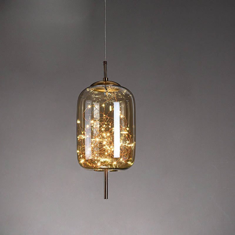 Scandinavian Cylinder Oval Glass...