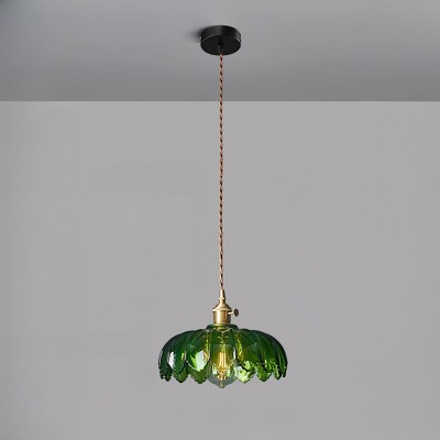 Retro Petal Green Pendant... 2
