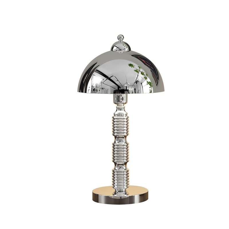 Lampe de table à base plissée avec...
