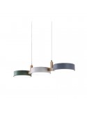 Nordic Modern Simple Macaron 3 Head Pendant Lamp K530