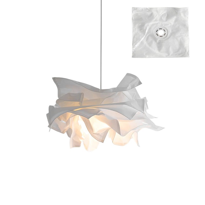 Modern Cream Paper Pendant Lamp K574