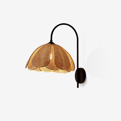 Rattan Petal Wall Lamp K613