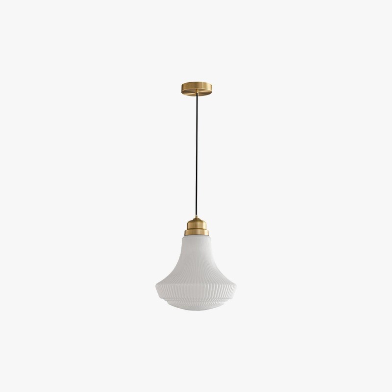 Classical Brass Alabaster Glass...