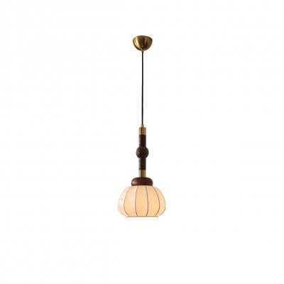 Zijden bol hanglamp K664