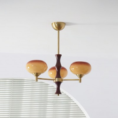 Lustre vintage en verre... 2