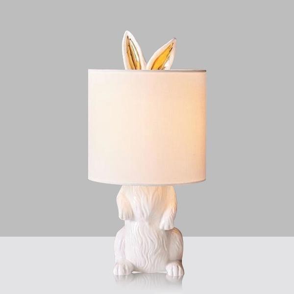 Lampa stołowa królik