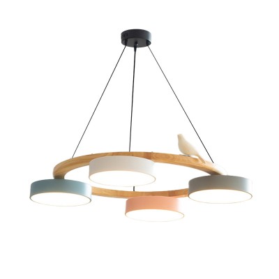Nordic Wooden Bird Creative...